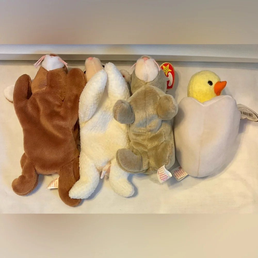 Ty Easter 🐣 collection of beanies chick lamb bunny rabbits set